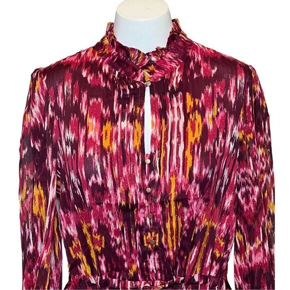 House of Harlow 1960 REVOLVE NWT long sleeve boho mini dress size 8 - Picture 2 of 16